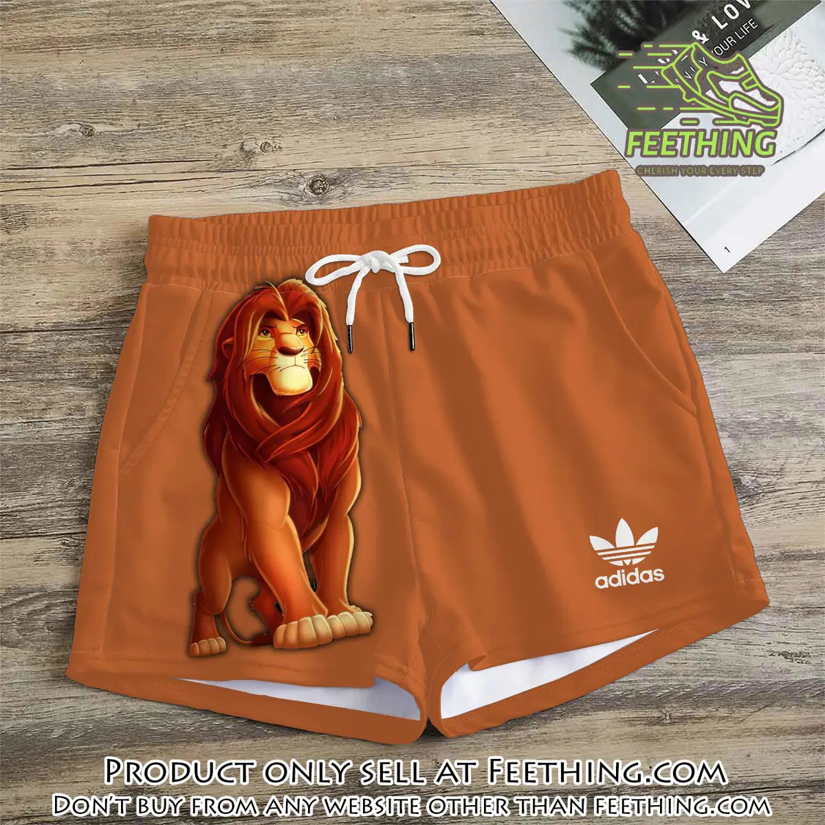 Premium lion king in adidas women shorts lady beach shorts wms1081 ft5934143
